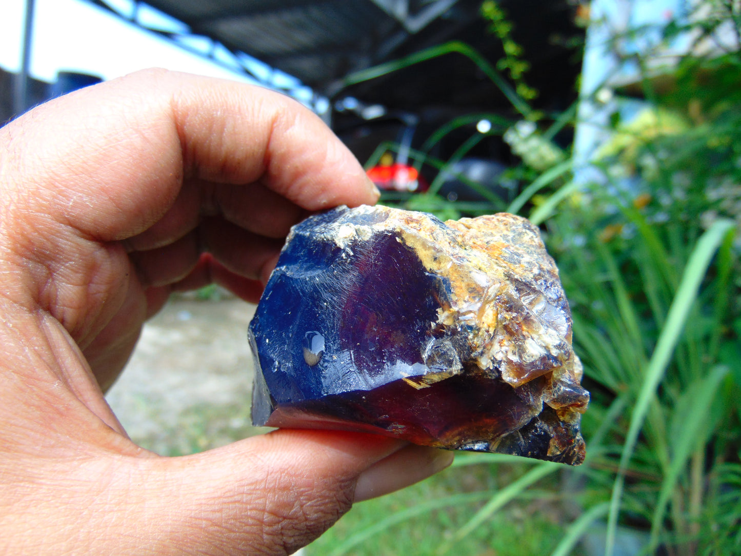 64 gr Rough Raw Indonesian Sumatra AAA Blue Amber for Healing RB338
