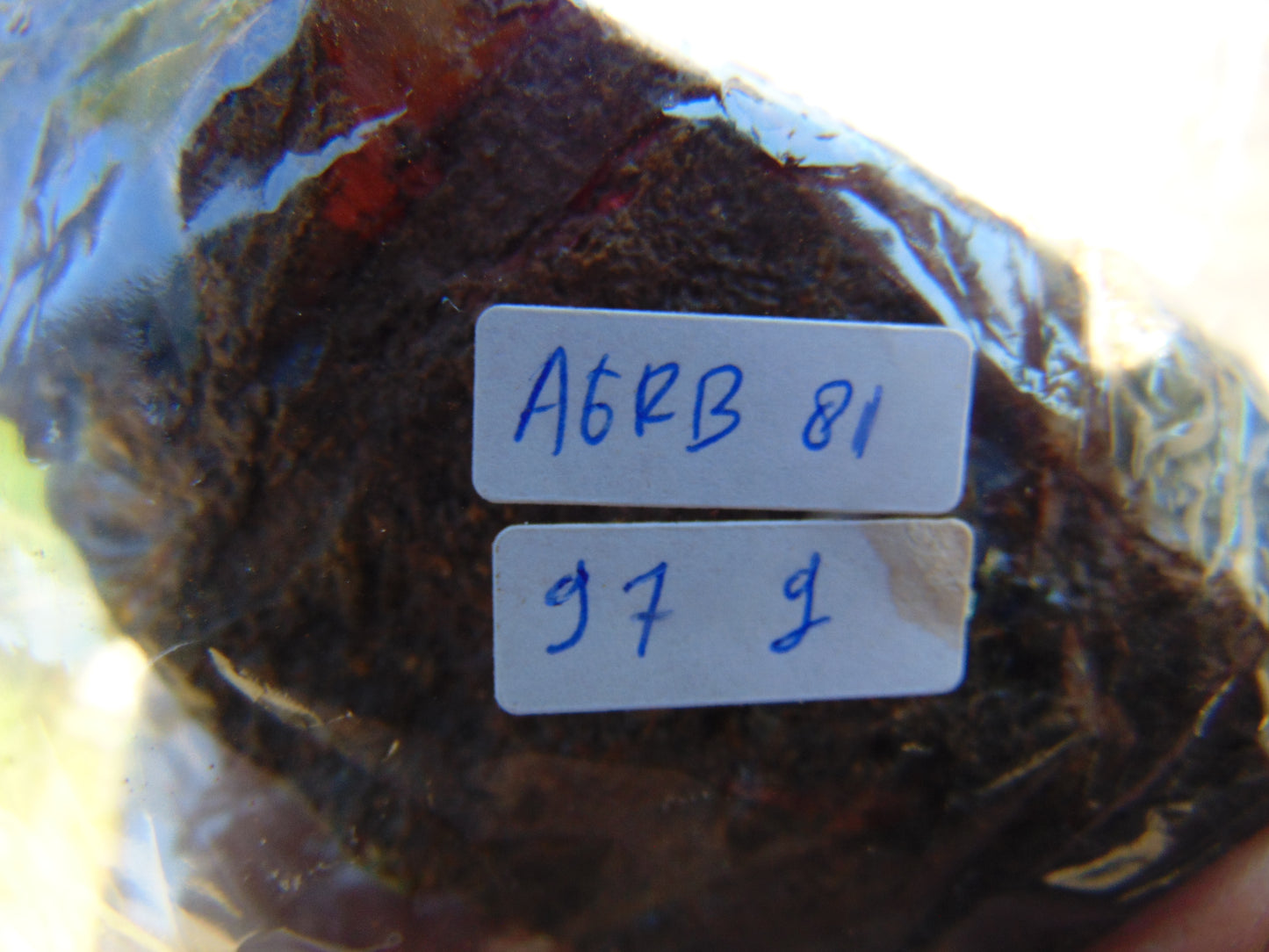 97 gram Rough Raw Indonesian Blue Amber for Healing AGRB81