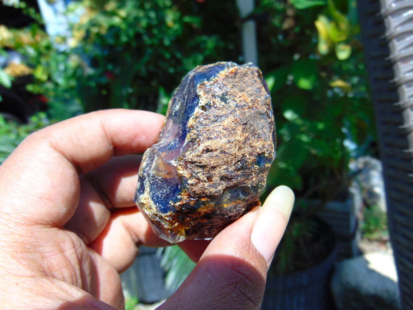 40 gram Rough Raw Indonesian Blue Amber for Healing AGRB60