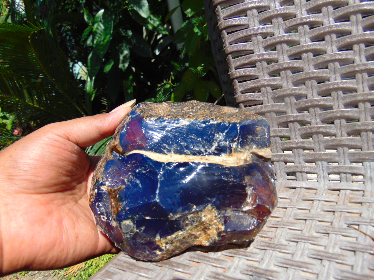 427 gram Rough Raw Indonesian Blue Amber for Healing AGRB6