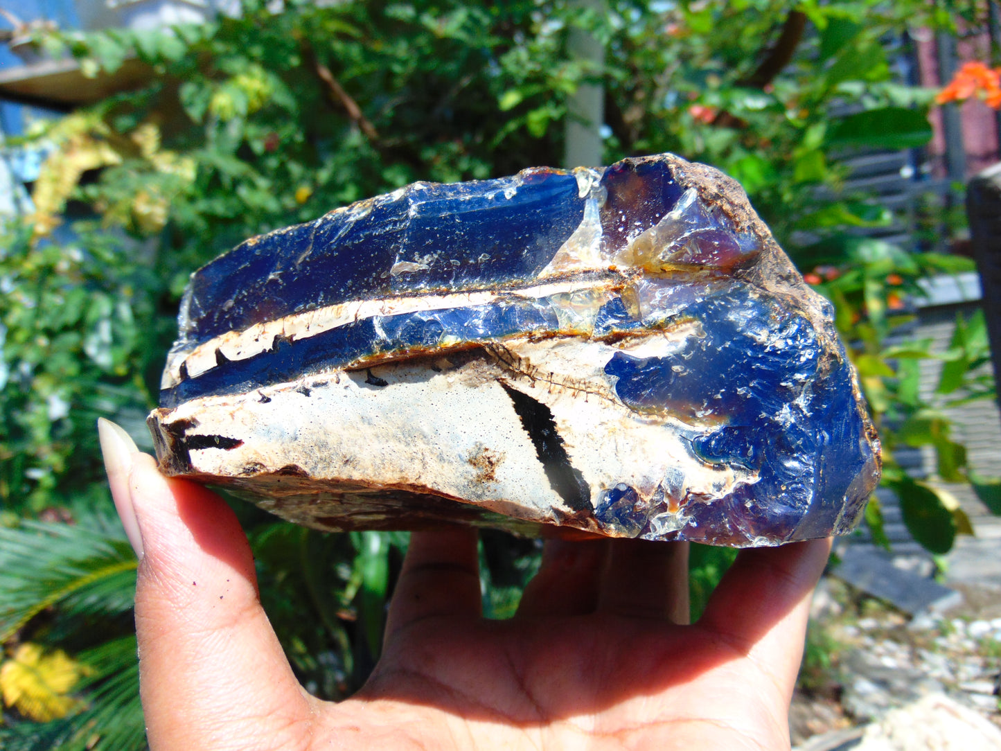 427 gram Rough Raw Indonesian Blue Amber for Healing AGRB6