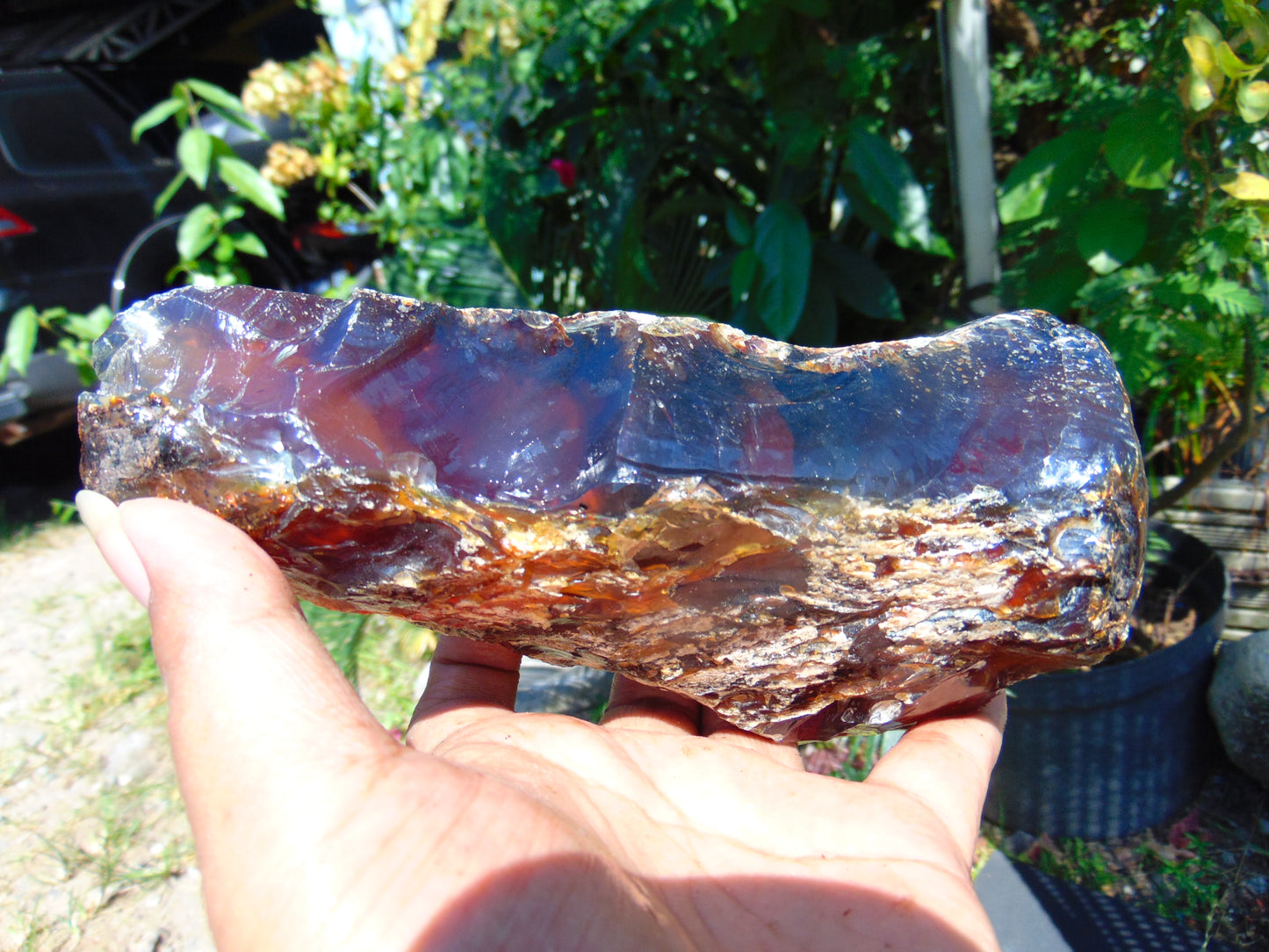 365 gram Rough Raw Indonesian Blue Amber for Healing AGRB29