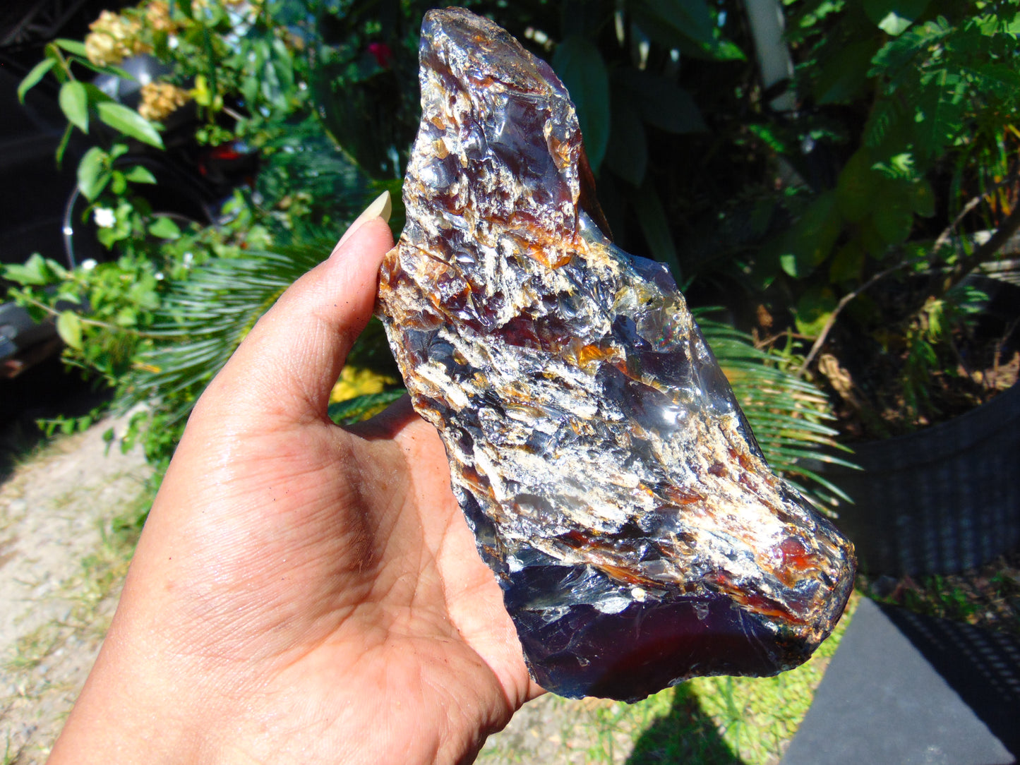 365 gram Rough Raw Indonesian Blue Amber for Healing AGRB29