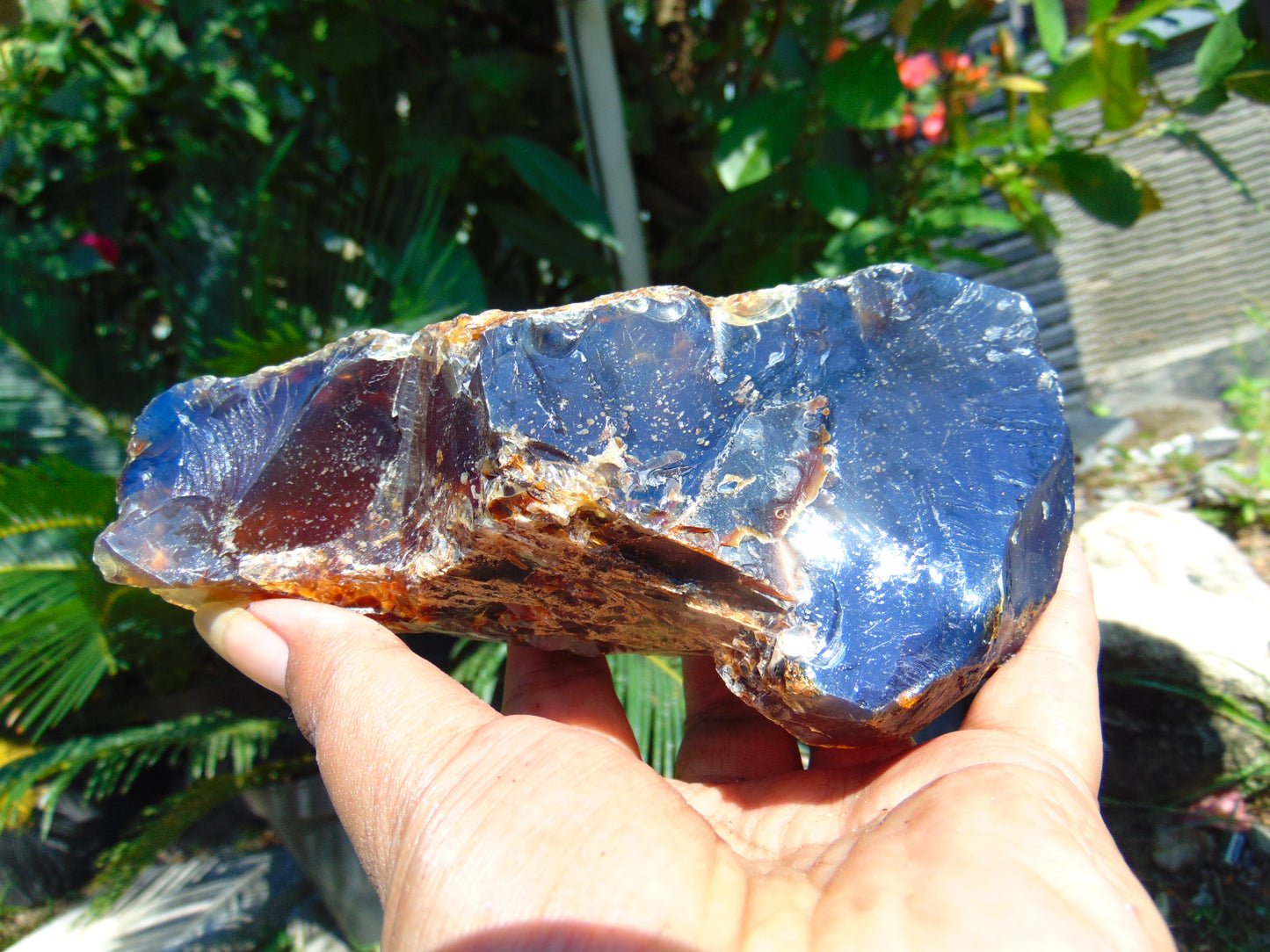 365 gram Rough Raw Indonesian Blue Amber for Healing AGRB29