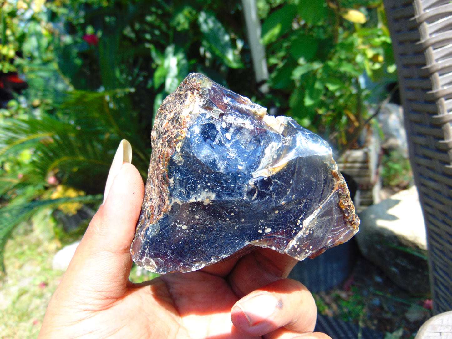 129 gram Rough Raw Indonesian Blue Amber for Healing AGRB52