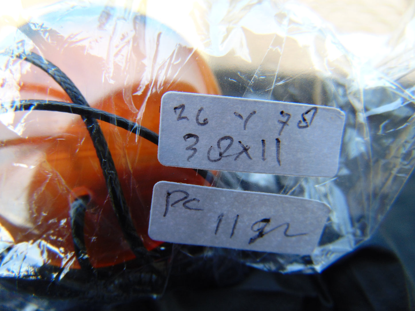 11 gram Chip Pendant Indonesian Blue Amber for Healing 26Y78