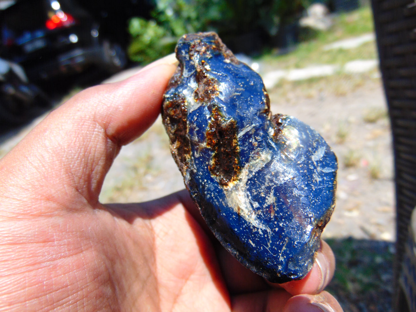 38 gram Rough Raw Indonesian Blue Amber for Healing AGRB51