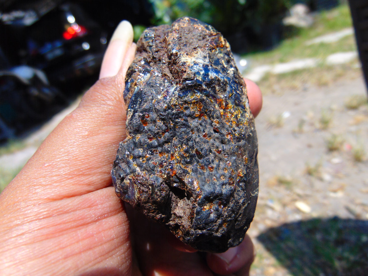 38 gram Rough Raw Indonesian Blue Amber for Healing AGRB51
