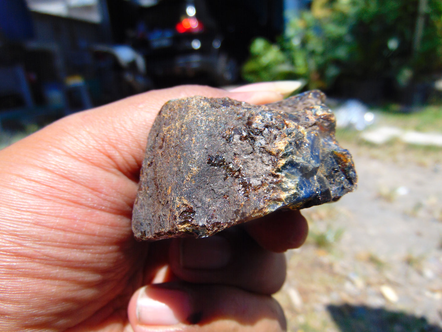 22 gram Rough Raw Indonesian Inclusion Blue Amber for Healing AGRB85