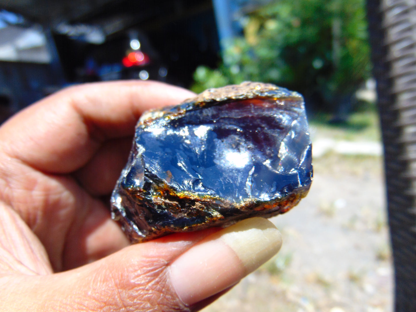 32 gram Rough Raw Indonesian Blue Amber for Healing AGRB80