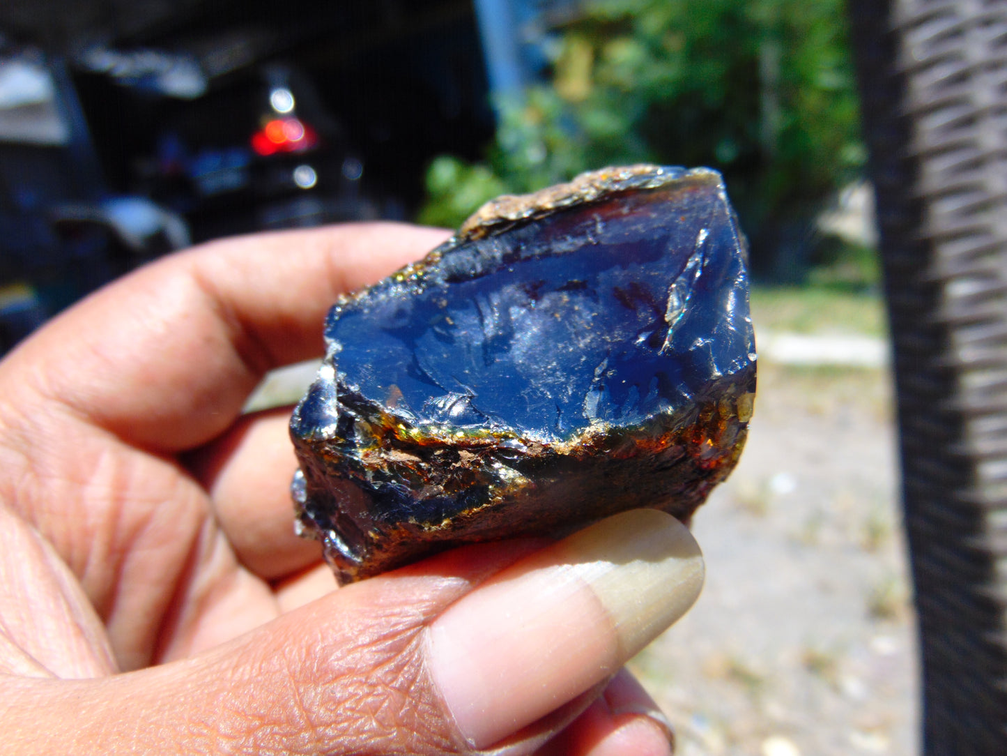 32 gram Rough Raw Indonesian Blue Amber for Healing AGRB80