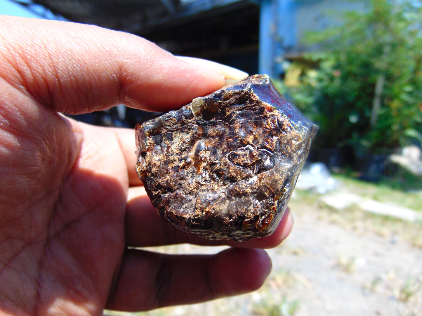 32 gram Rough Raw Indonesian Blue Amber for Healing AGRB80