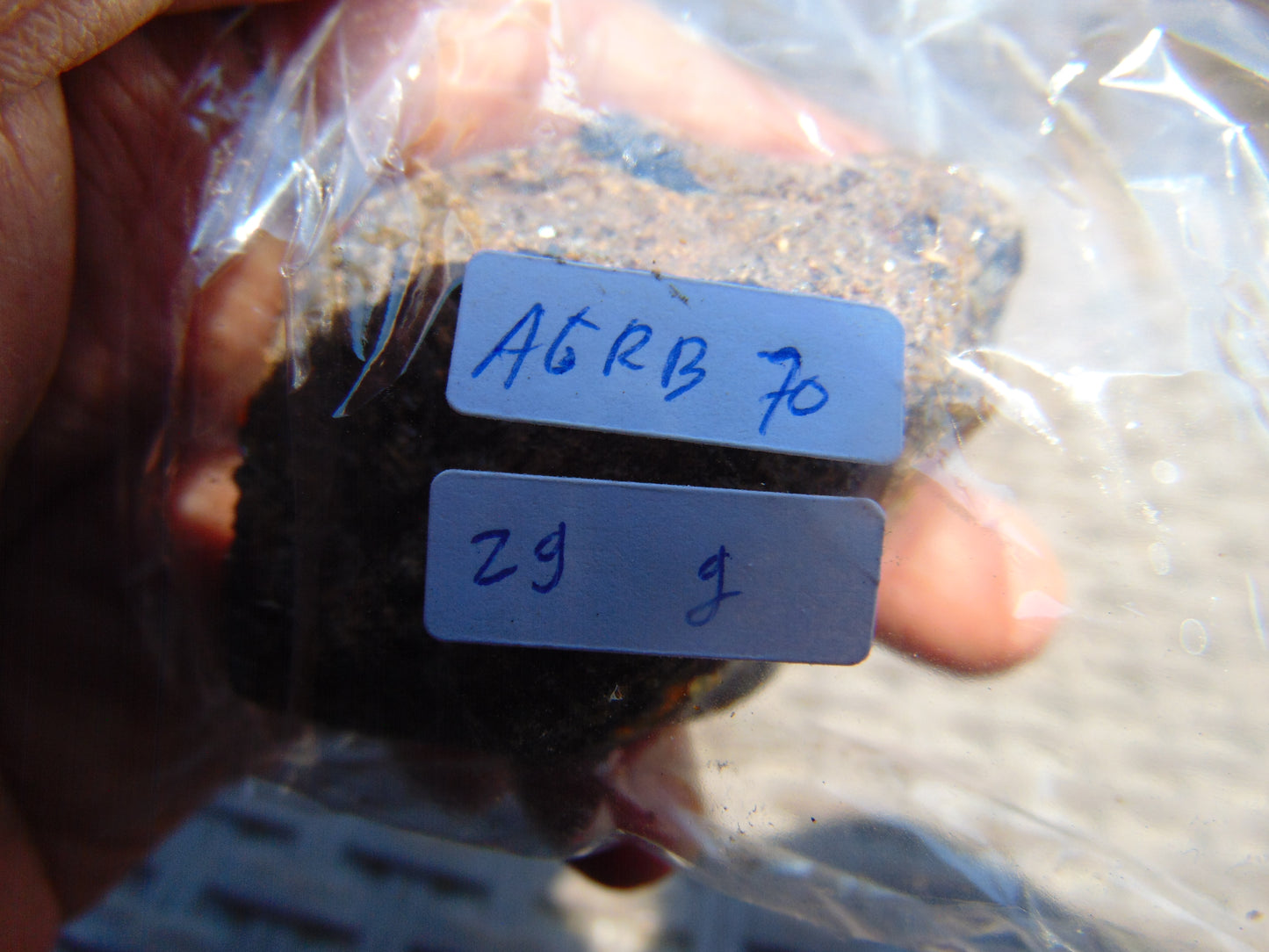 29 gram Rough Raw Indonesian Blue Amber for Healing AGRB70
