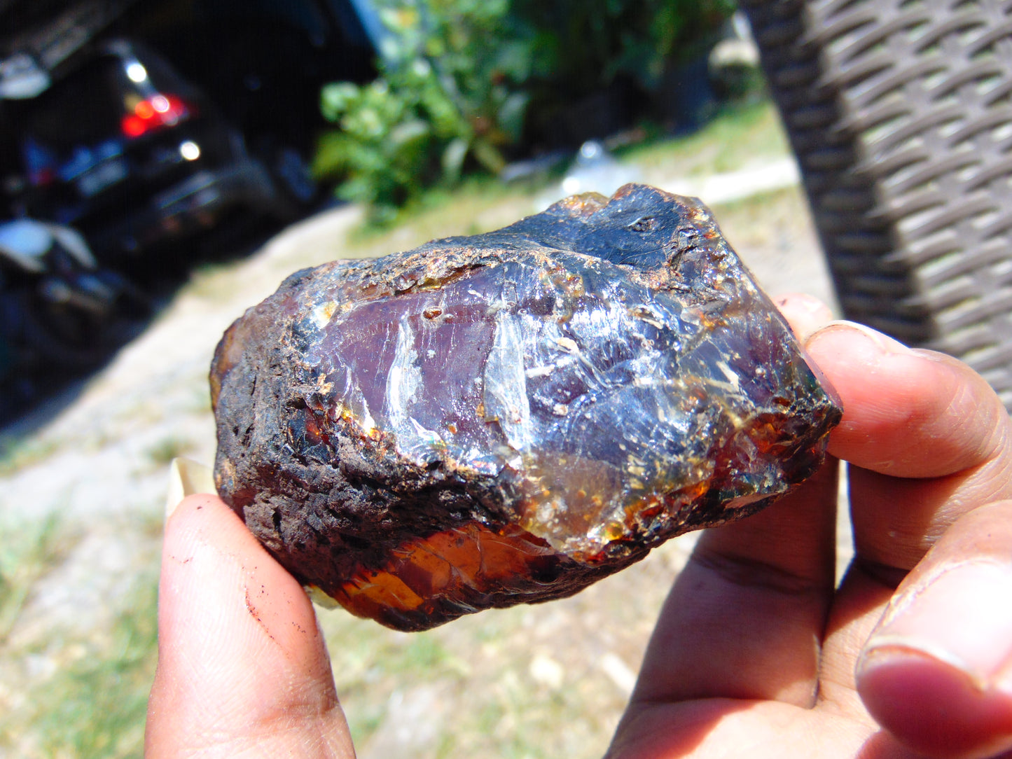 51 gram Rough Raw Indonesian Blue Amber for Healing AGRB63