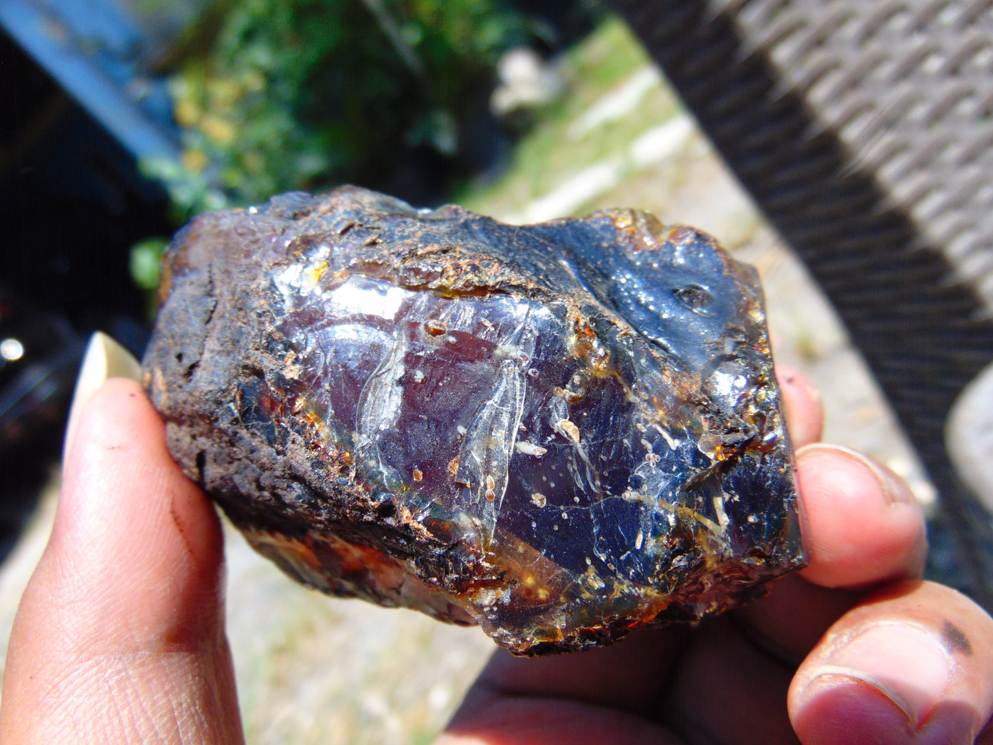 51 gram Rough Raw Indonesian Blue Amber for Healing AGRB63