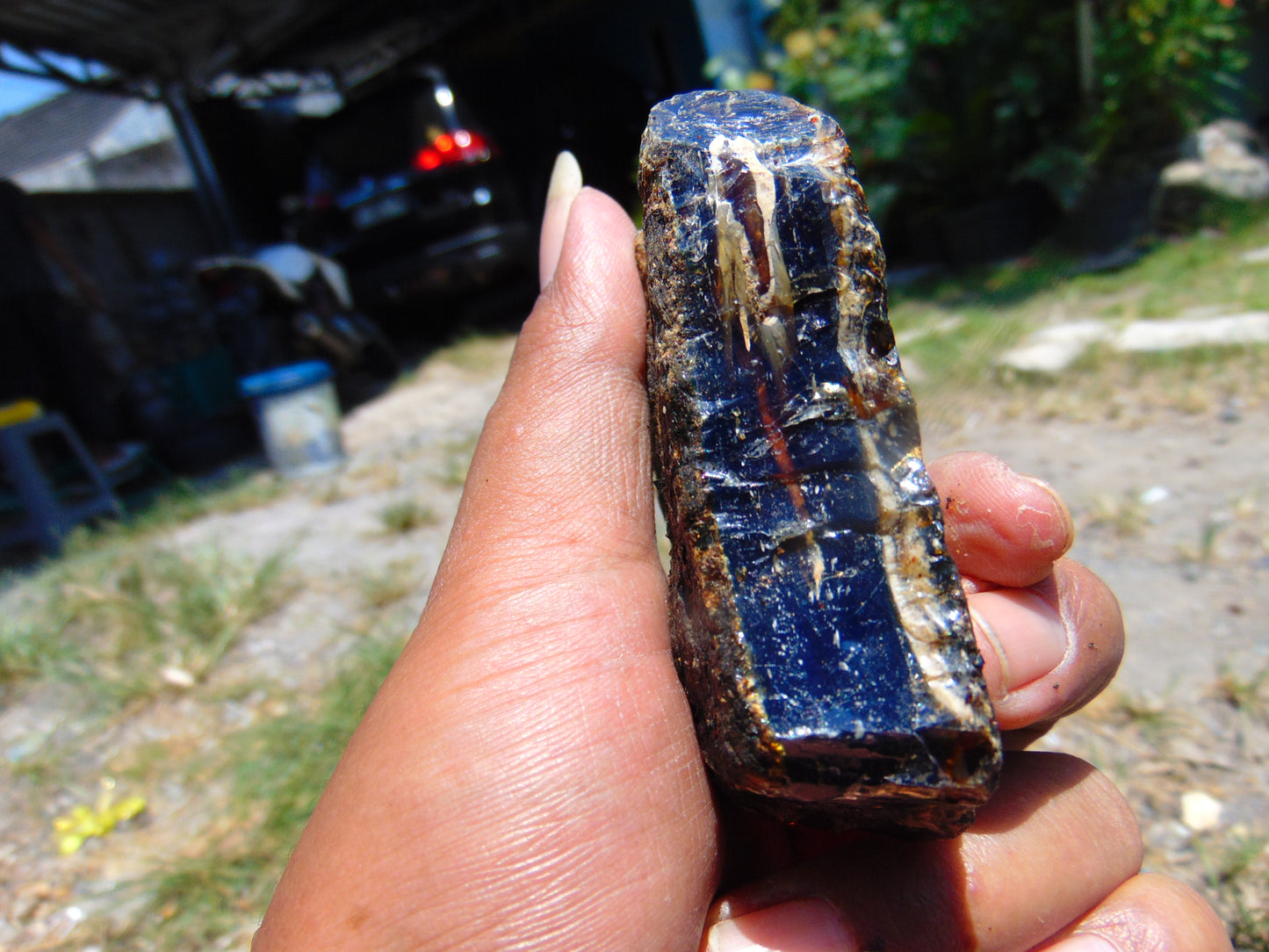71 gram Rough Raw Indonesian Blue Amber for Healing AGRB135