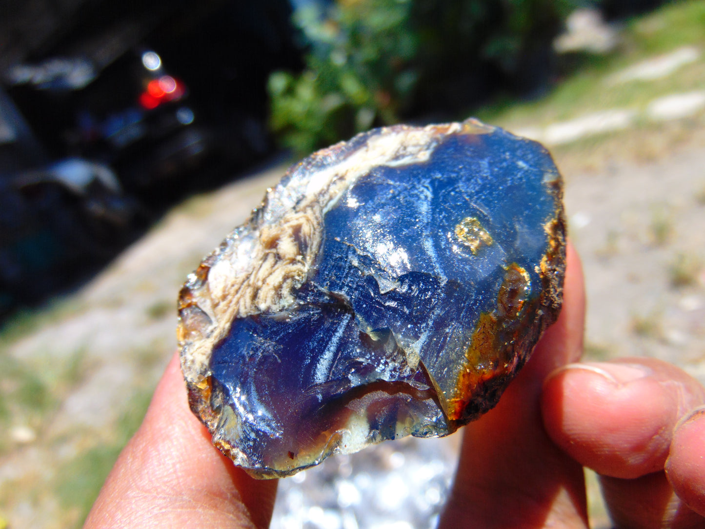 23 gram Rough Raw Indonesian Blue Amber for Healing AGRB154