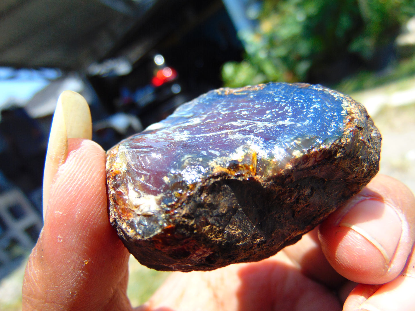 23 gram Rough Raw Indonesian Blue Amber for Healing AGRB154