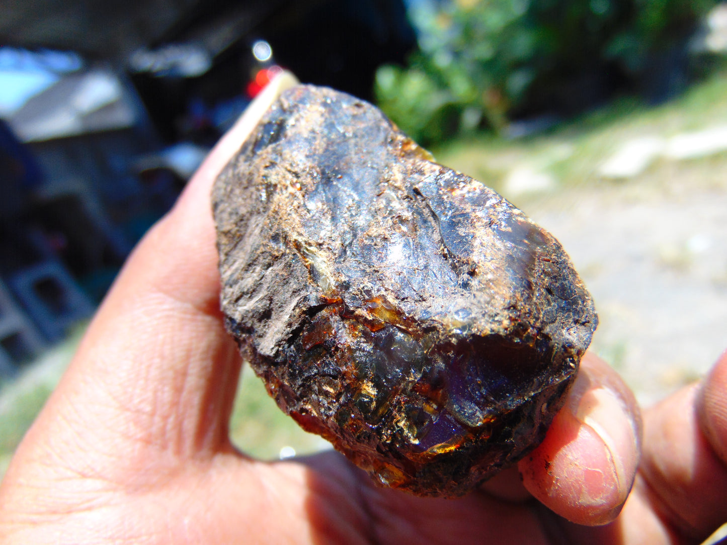 23 gram Rough Raw Indonesian Blue Amber for Healing AGRB154