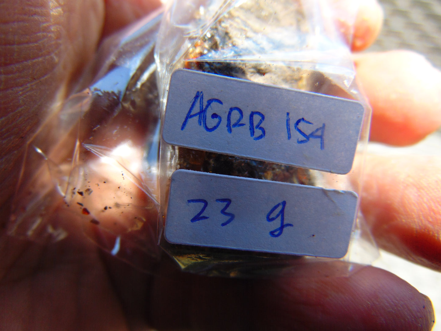 23 gram Rough Raw Indonesian Blue Amber for Healing AGRB154
