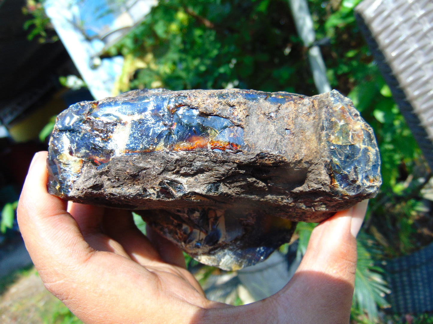 211 gram Rough Raw Indonesian Blue Amber for Healing AGRB2
