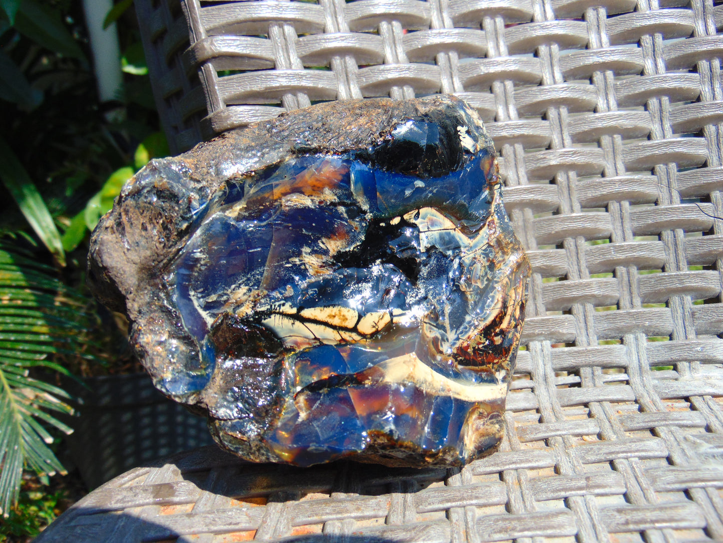 211 gram Rough Raw Indonesian Blue Amber for Healing AGRB2