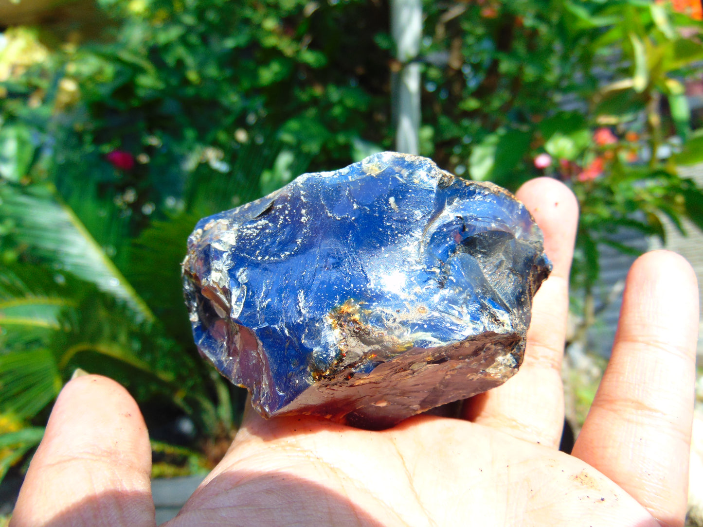 90 gram Rough Raw Indonesian Blue Amber for Healing AGRB7