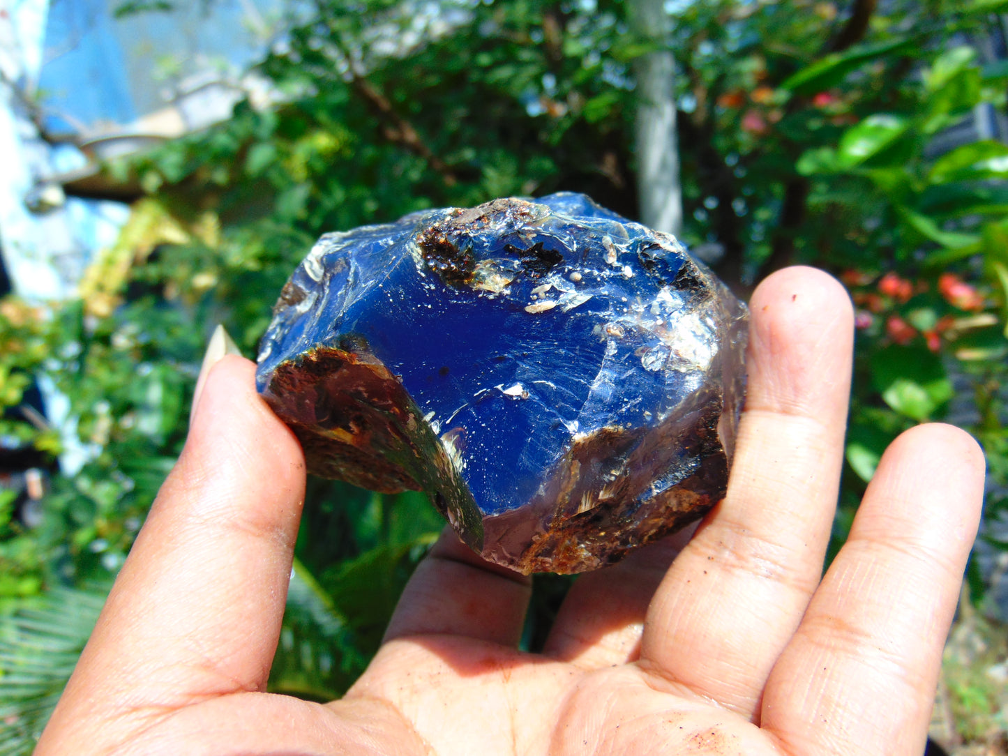 90 gram Rough Raw Indonesian Blue Amber for Healing AGRB7