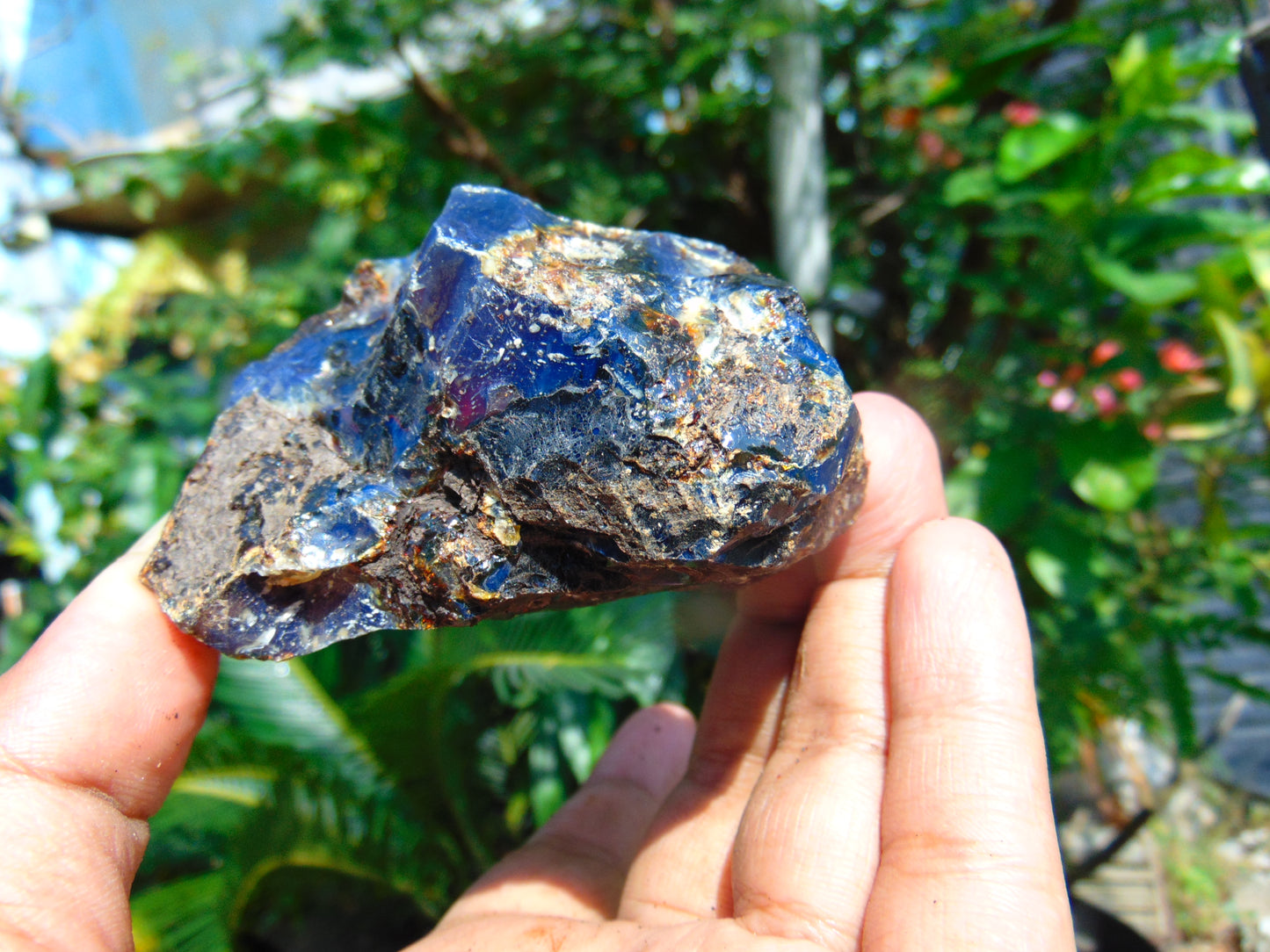90 gram Rough Raw Indonesian Blue Amber for Healing AGRB7