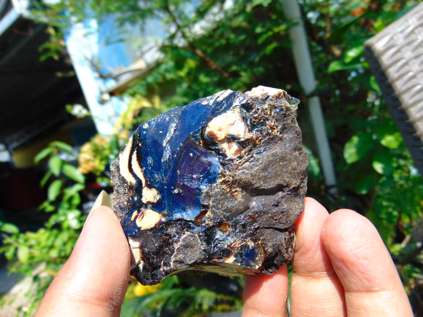 64 gram Rough Raw Indonesian Blue Amber for Healing AGRB5