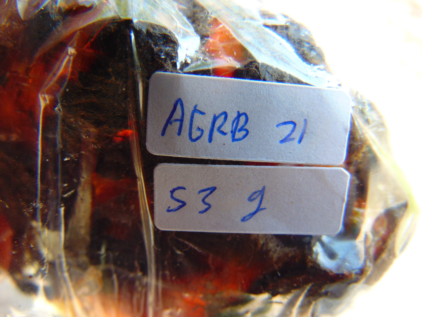 53 gram Rough Raw Indonesian Blue Amber for Healing AGRB21