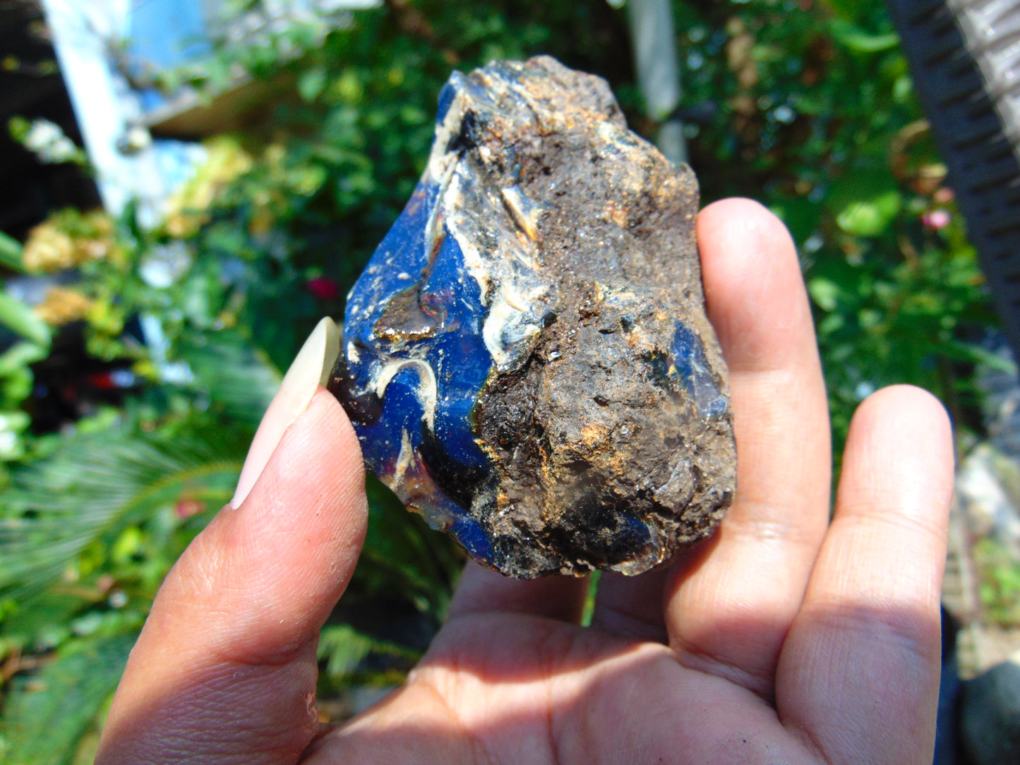 49 gram Rough Raw Indonesian Blue Amber for Healing AGRB40