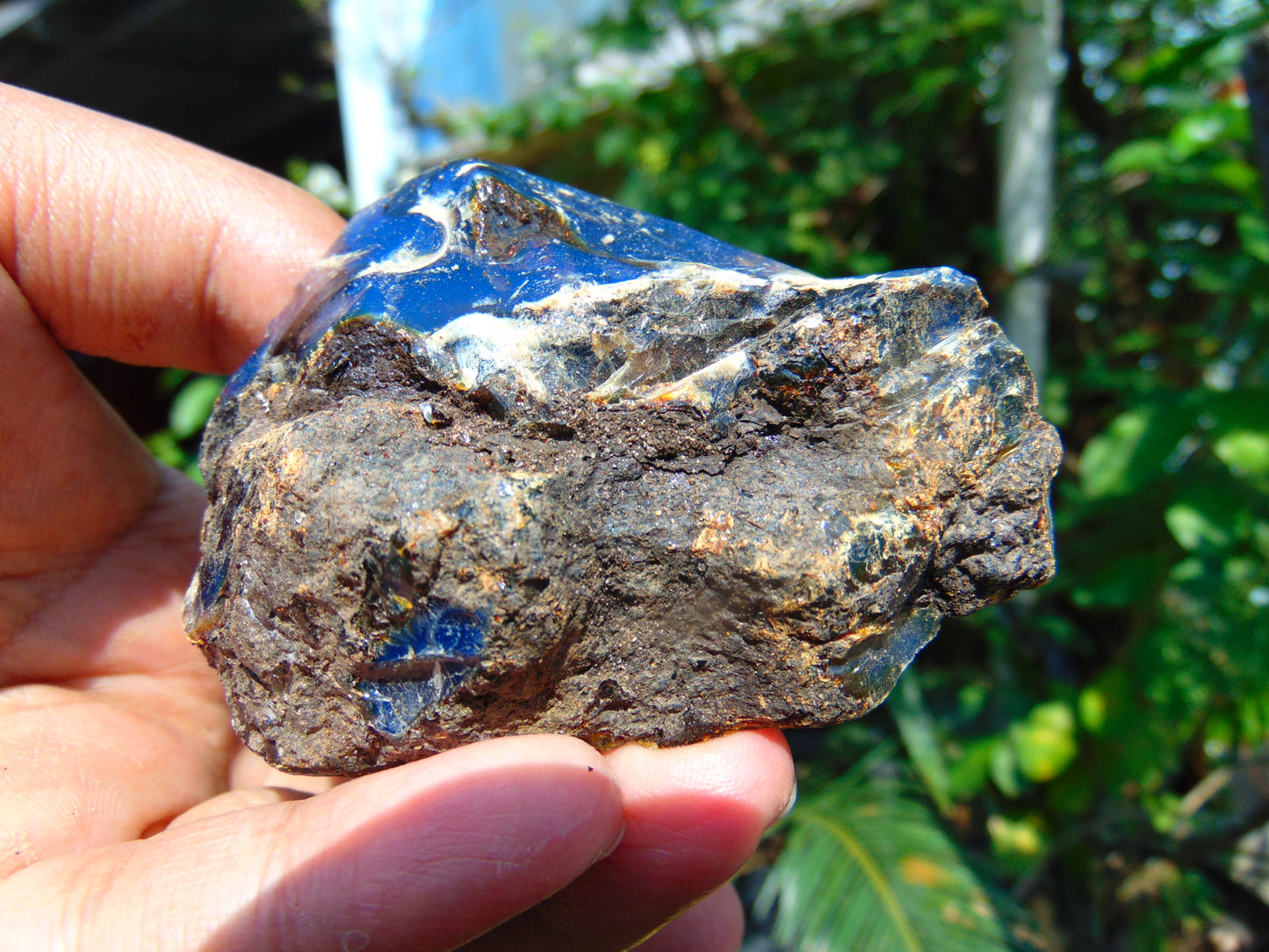 49 gram Rough Raw Indonesian Blue Amber for Healing AGRB40