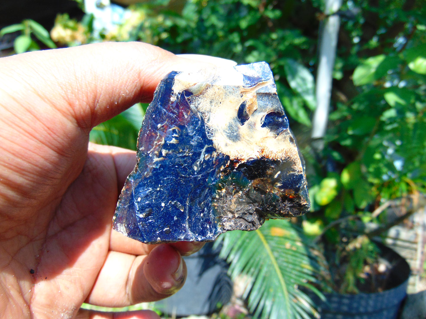 69 gram Rough Raw Indonesian Blue Amber for Healing AGRB14