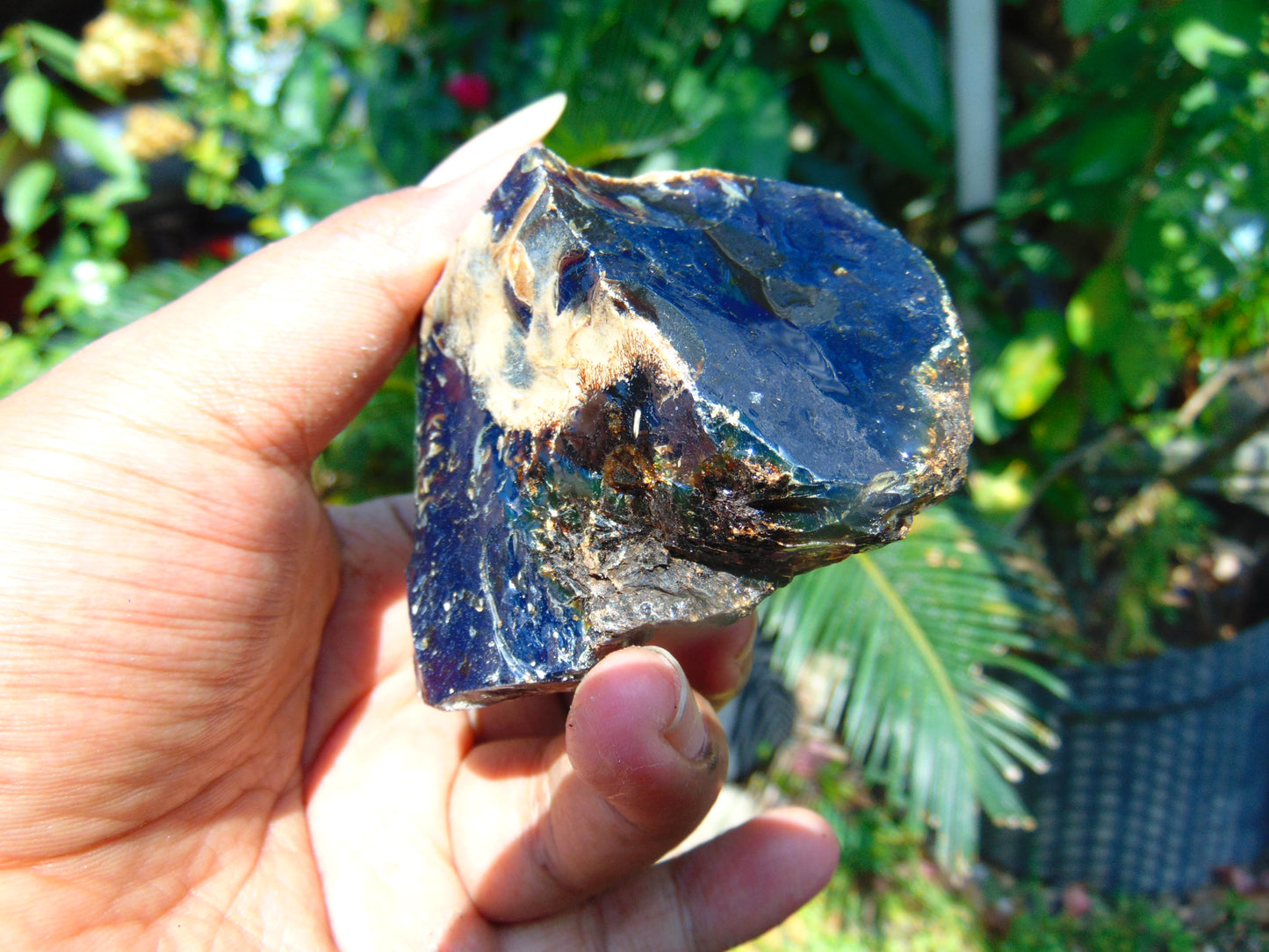 69 gram Rough Raw Indonesian Blue Amber for Healing AGRB14