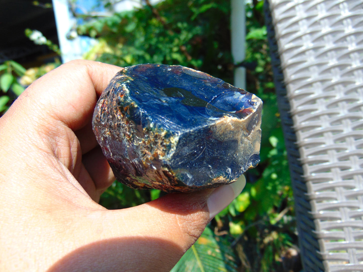 69 gram Rough Raw Indonesian Blue Amber for Healing AGRB14