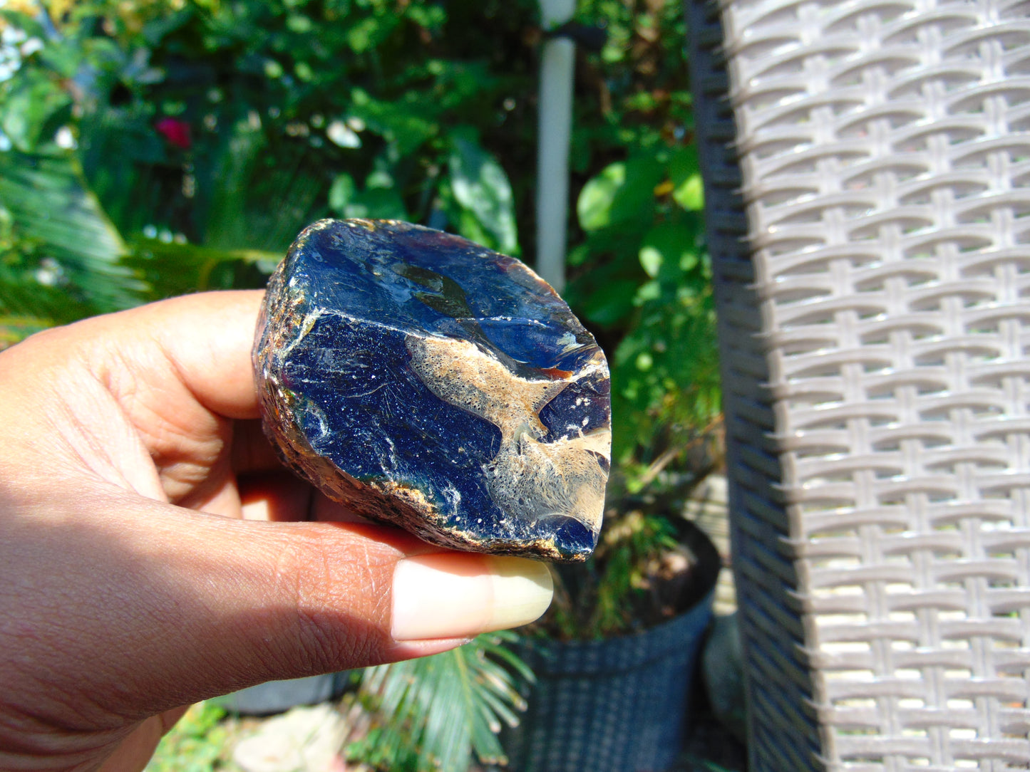 69 gram Rough Raw Indonesian Blue Amber for Healing AGRB14