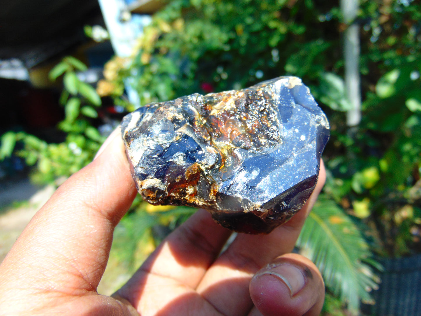 51 gram Rough Raw Indonesian Blue Amber for Healing AGRB50