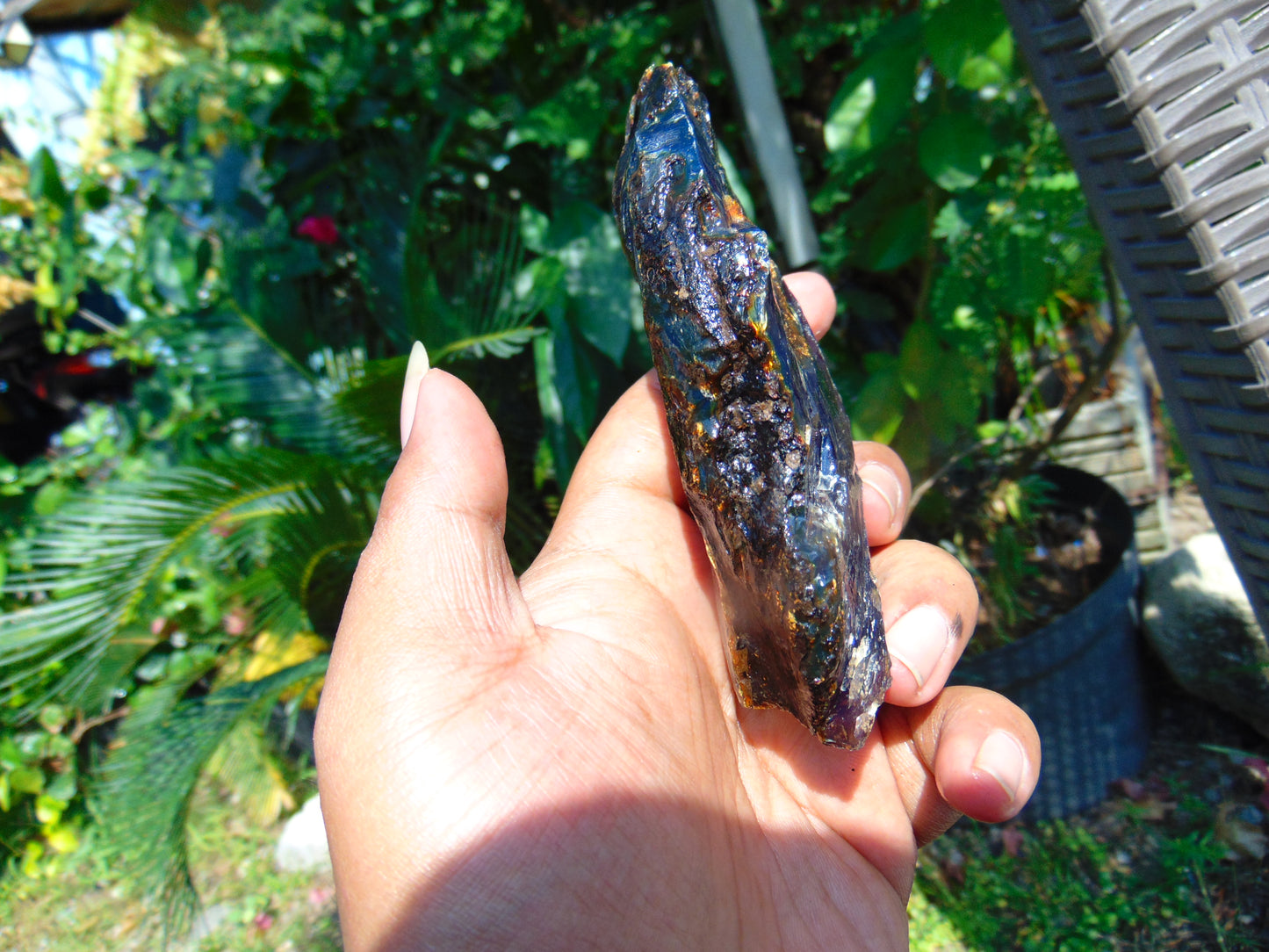 81 gram Rough Raw Indonesian Blue Amber for Healing AGRB19