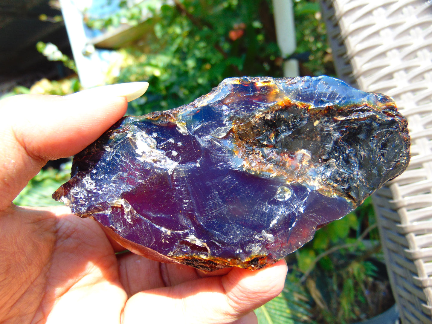 81 gram Rough Raw Indonesian Blue Amber for Healing AGRB19