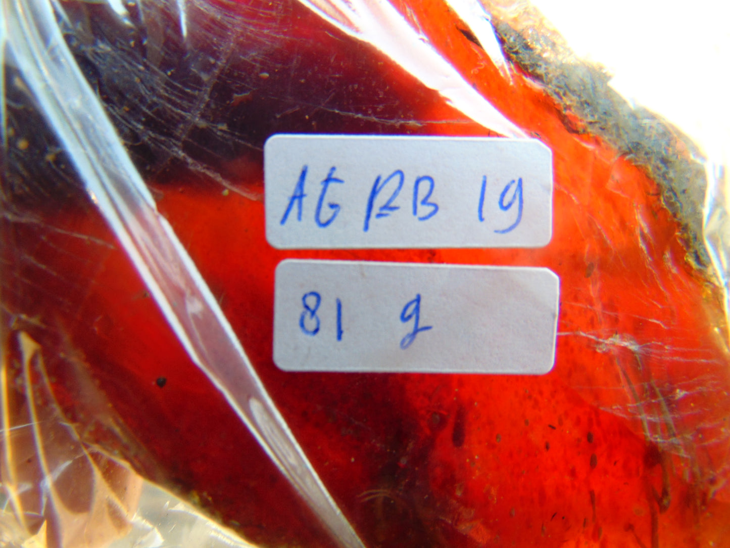 81 gram Rough Raw Indonesian Blue Amber for Healing AGRB19