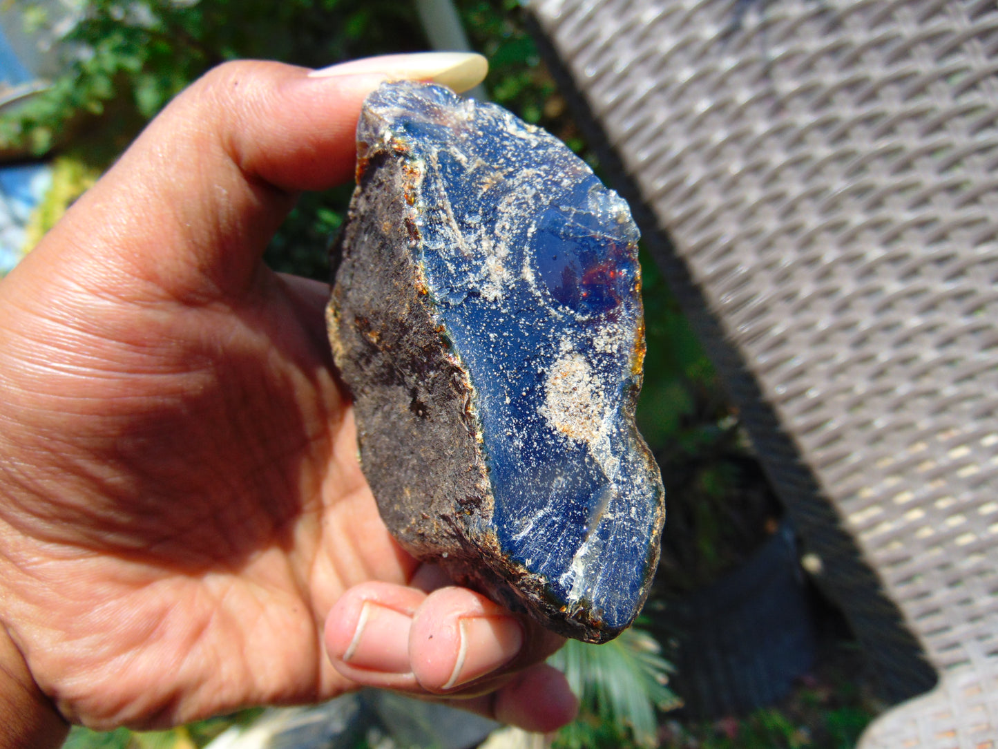 57 gram Rough Raw Indonesian Blue Amber for Healing AGRB16