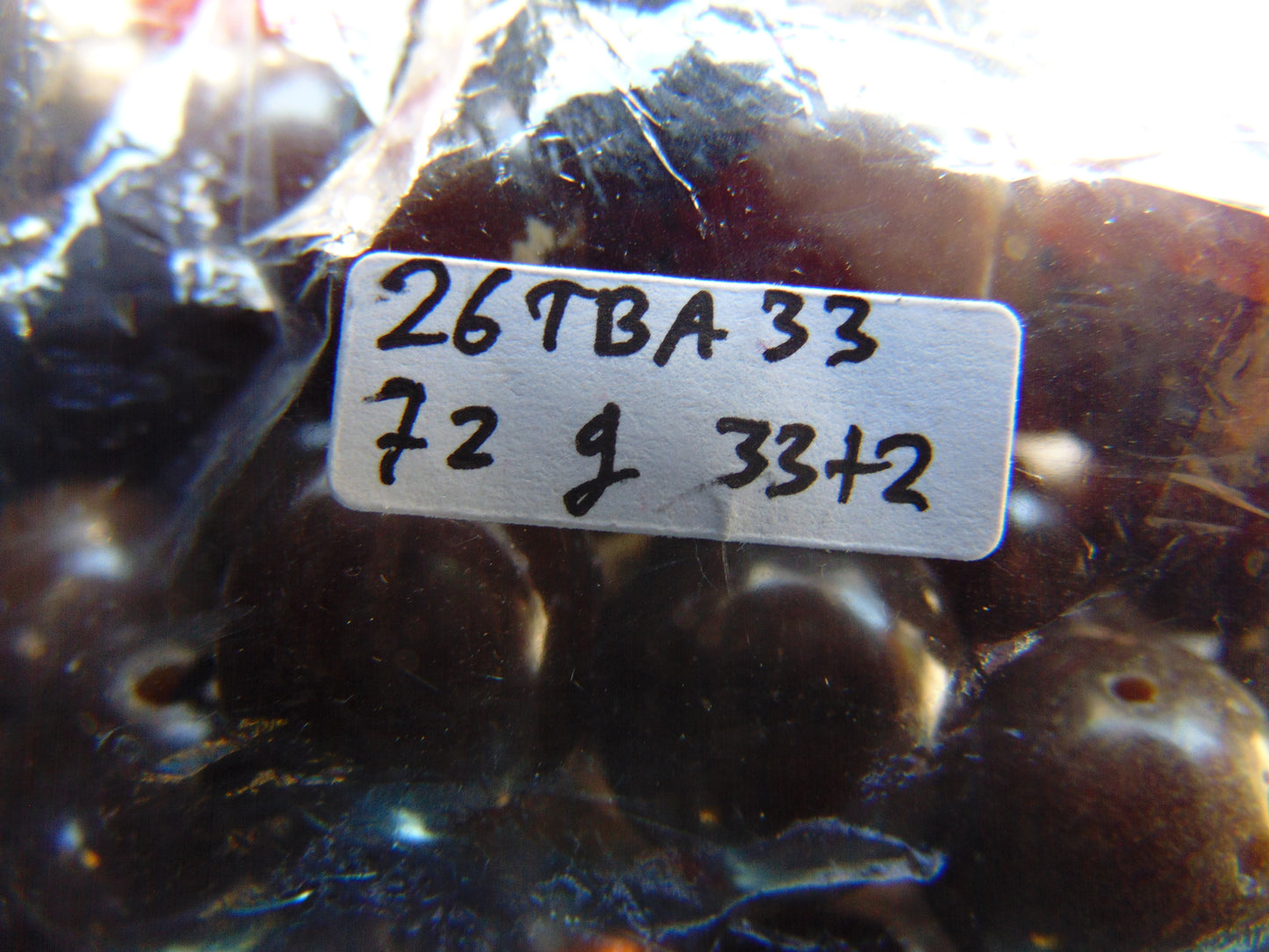 72 gr Tasbih Mesbah Rosary 33+2 Beads 15 mm Indonesian Caramel Amber for Healing 26TBA33