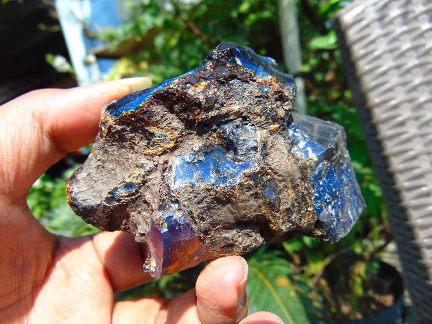 100 gram Rough Raw Indonesian Blue Amber for Healing AGRB11