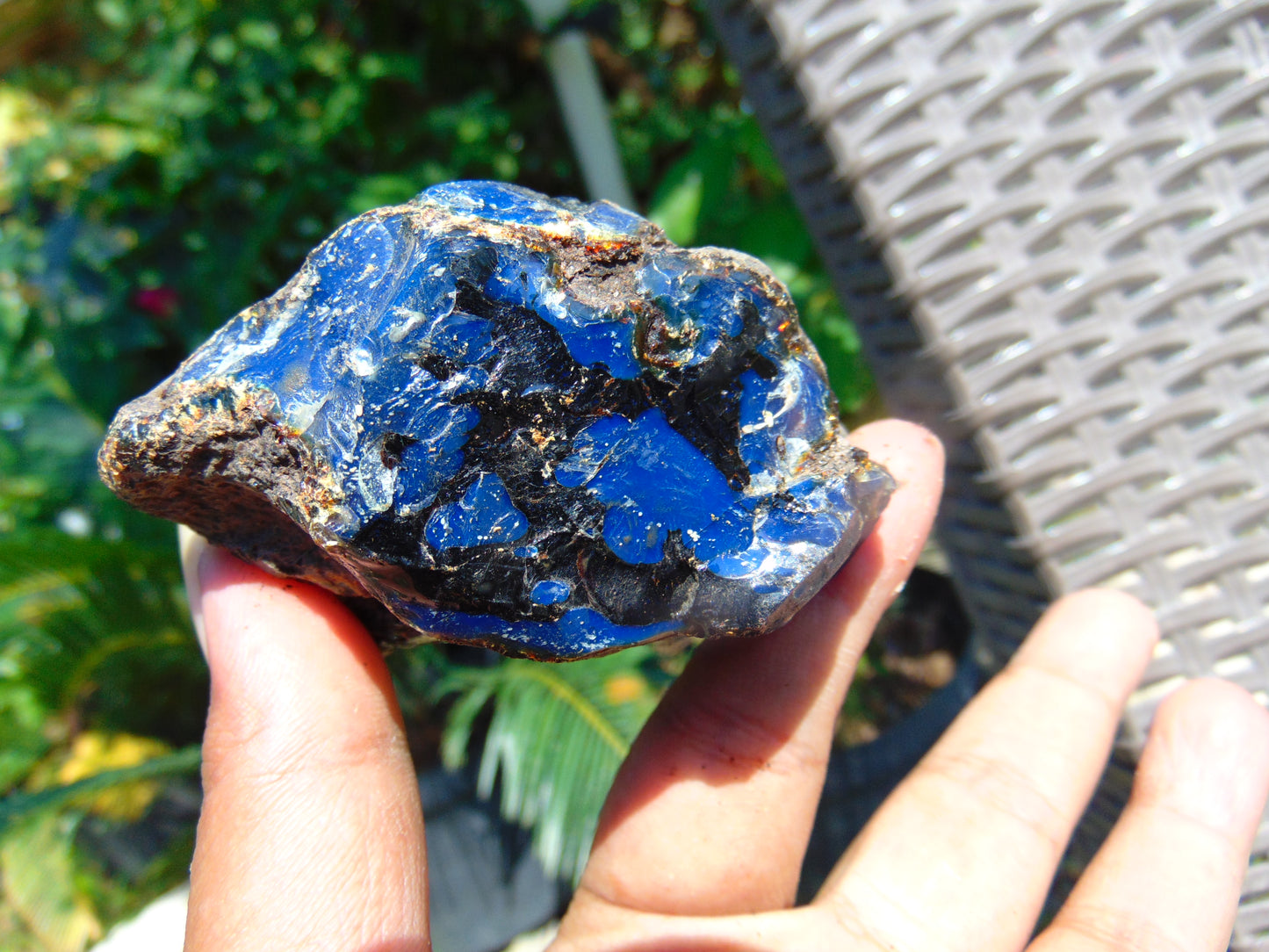 100 gram Rough Raw Indonesian Blue Amber for Healing AGRB11