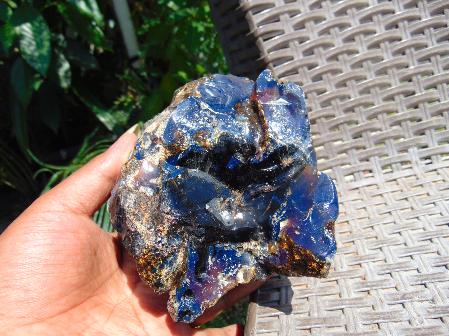 310 gram Rough Raw Indonesian Blue Amber for Healing AGRB4