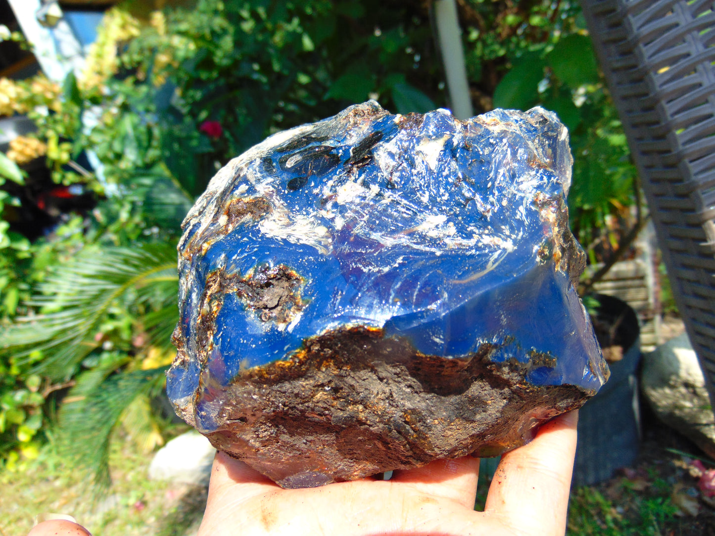 310 gram Rough Raw Indonesian Blue Amber for Healing AGRB4