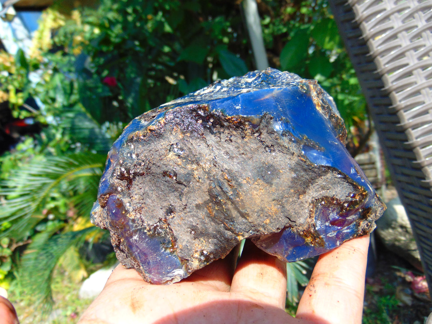 310 gram Rough Raw Indonesian Blue Amber for Healing AGRB4