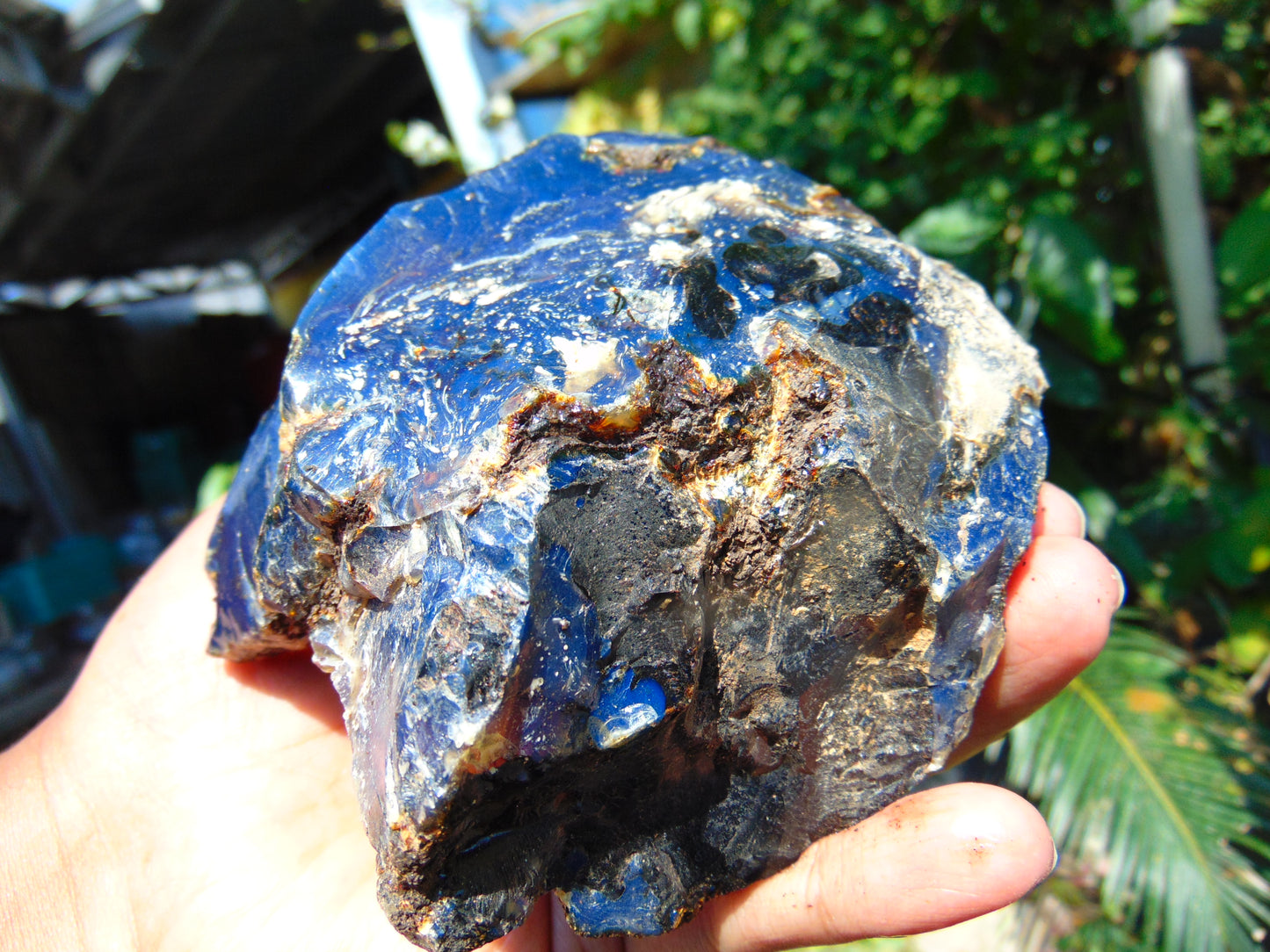 310 gram Rough Raw Indonesian Blue Amber for Healing AGRB4