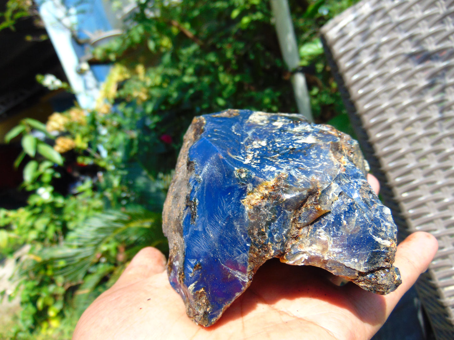 310 gram Rough Raw Indonesian Blue Amber for Healing AGRB4